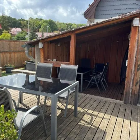 Ferienhaus-„am-eichholz“-in-ilsenburg-mit-garten-sauna-hund-willkommen 度假居